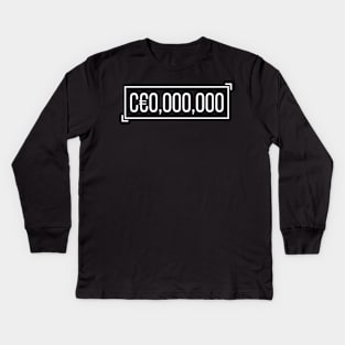 CEO 000 000 Kids Long Sleeve T-Shirt